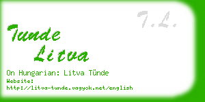 tunde litva business card